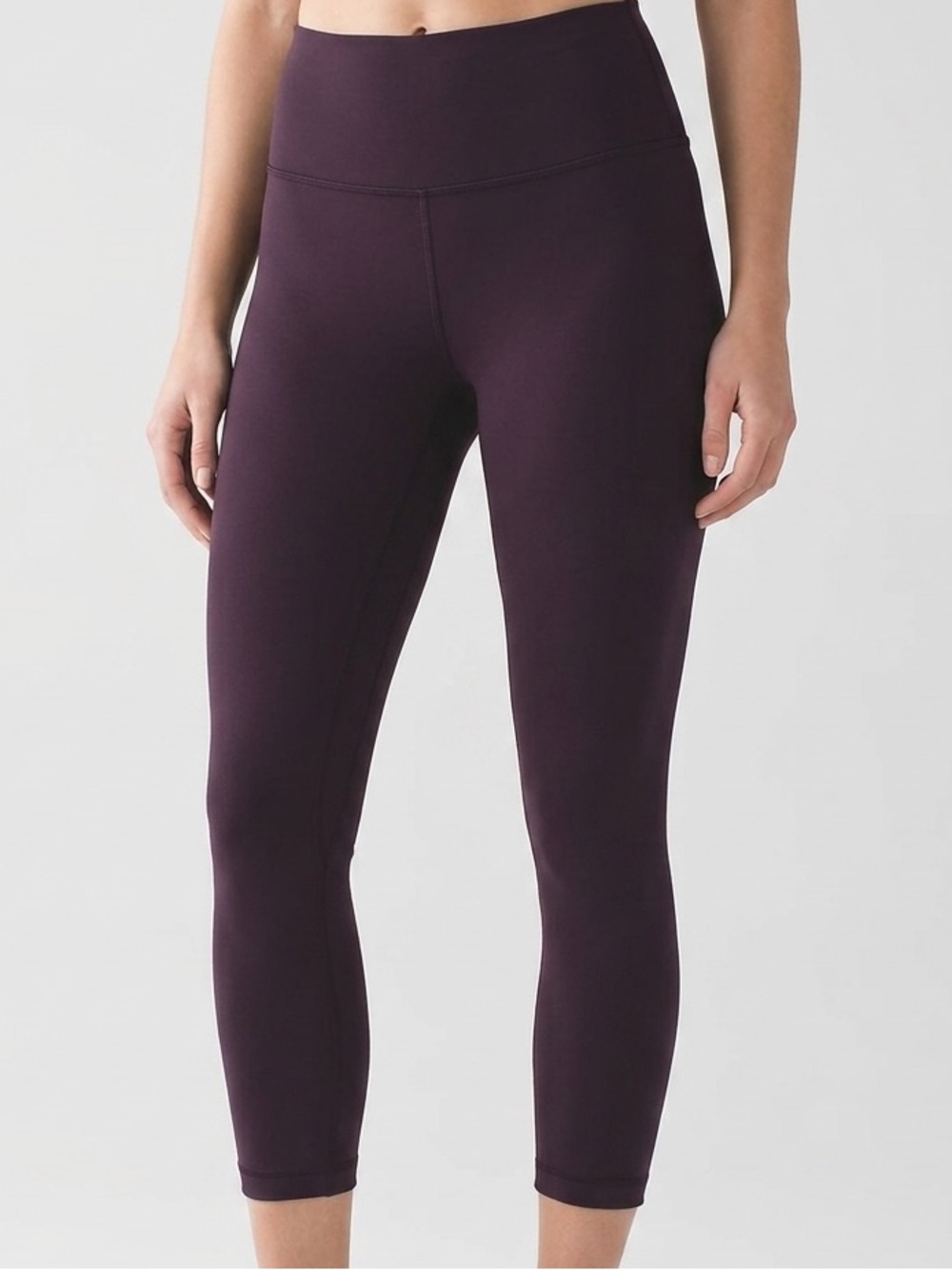 lululemon athletica High-Rise Cropped Leggings in Plum
